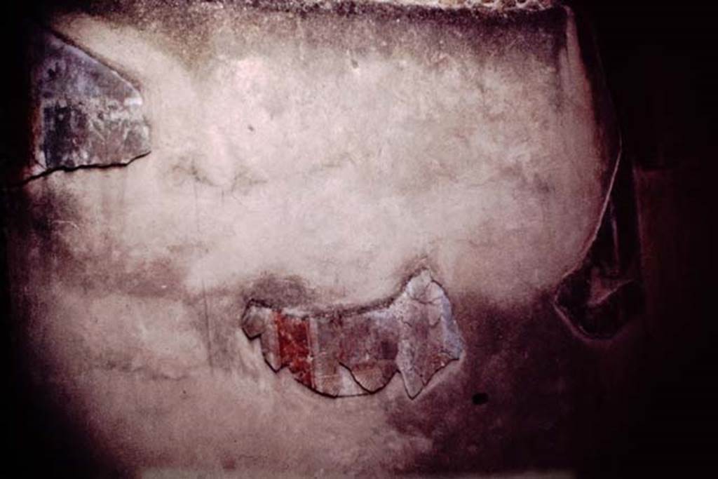 III.3 Herculaneum. East wall with remains of painted decoration. Photo by Stanley A. Jashemski.
Source: The Wilhelmina and Stanley A. Jashemski archive in the University of Maryland Library, Special Collections (See collection page) and made available under the Creative Commons Attribution-Non Commercial License v.4. See Licence and use details. J64f1187